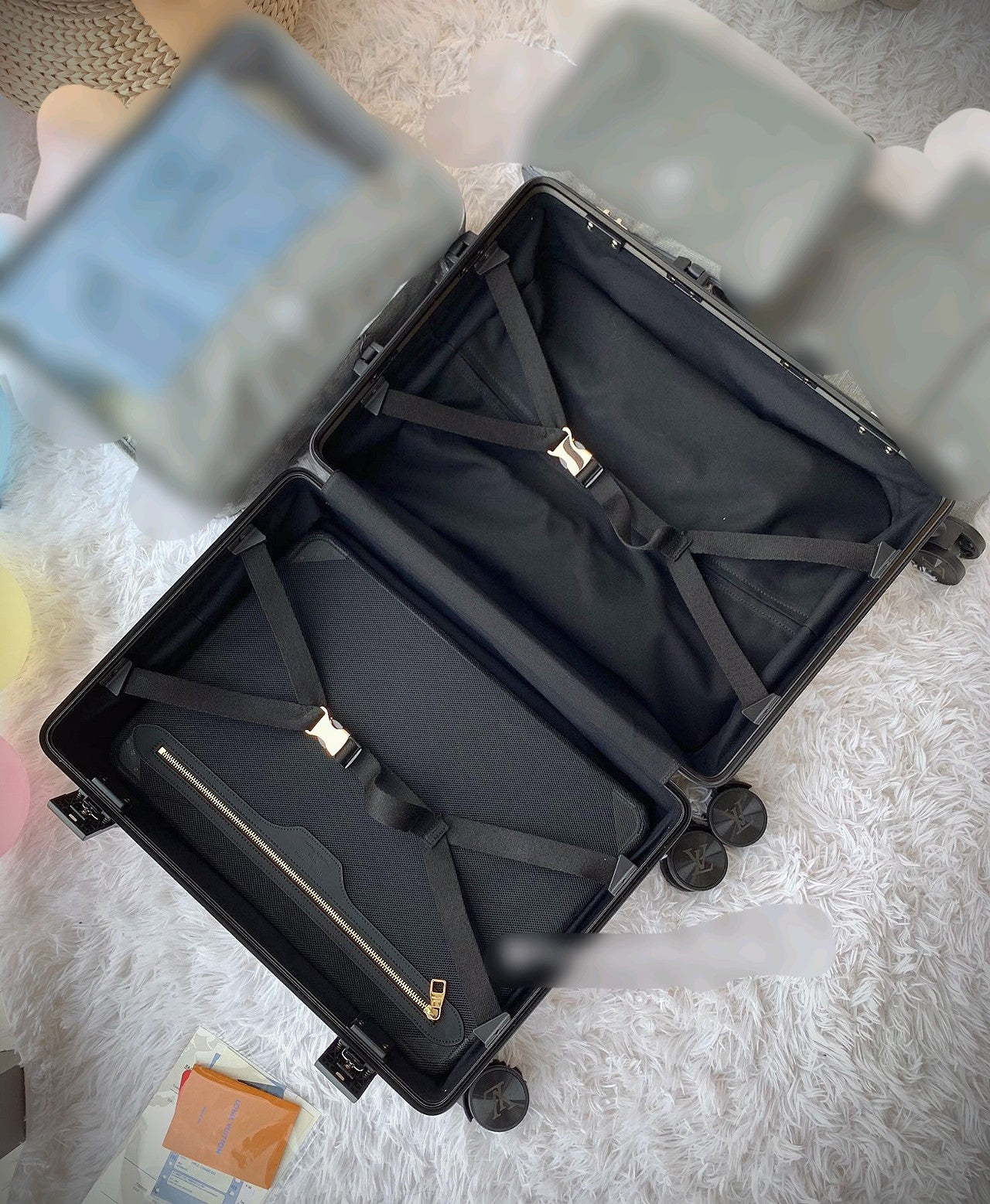 Multicolor Monogram Hard Shell Spinner Suitcase Carry-On Travel Bag