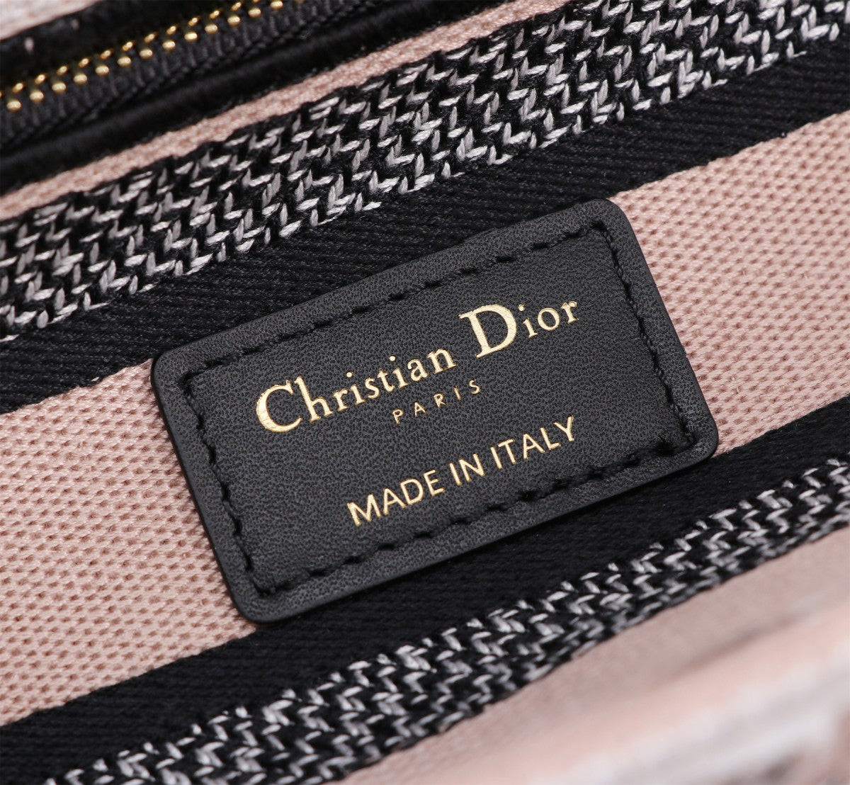 Dior Vintage Black and White Embroidered Floral Top Handle Handbag