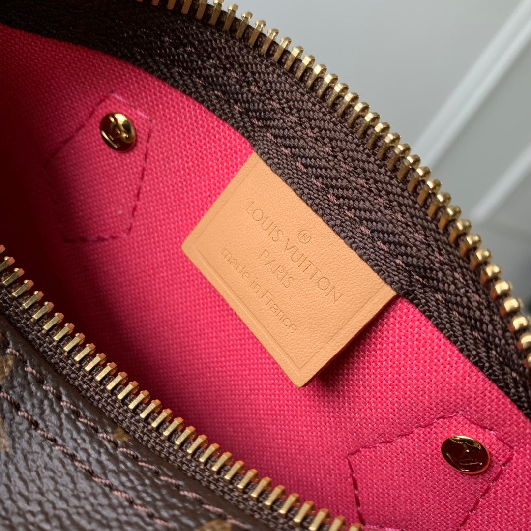 Louis Vuitton Brown Monogram Canvas Mini Duffle Bag with Cartoon Character Print