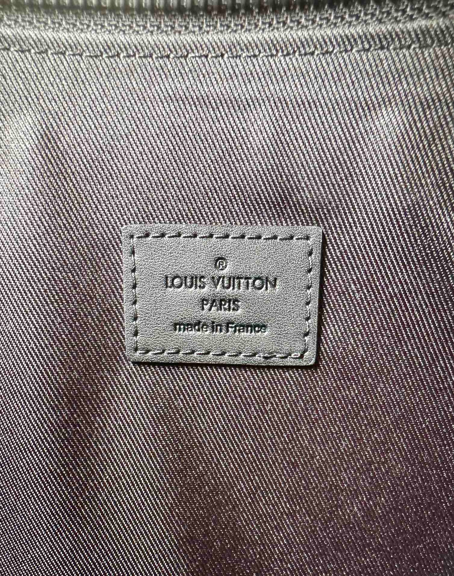 Louis Vuitton Classic Black Monogram Print Men's Wristlet Pouch Clutch Bag