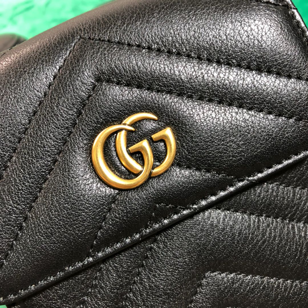 Gucci Black Quilted Leather 3-in-1 Belt Bag with Detachable Pouches