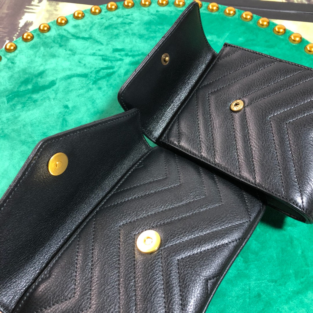 Gucci Black Quilted Leather 3-in-1 Belt Bag with Detachable Pouches