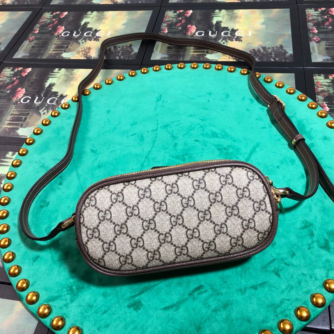Gucci Ophidia Mini GG Supreme Canvas Shoulder Bag
