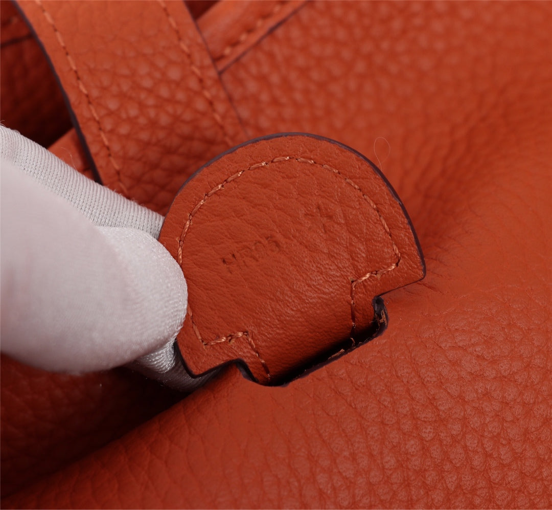 Hermès Evelyne III 29 PM Clemence Leather Shoulder Bag - Orange