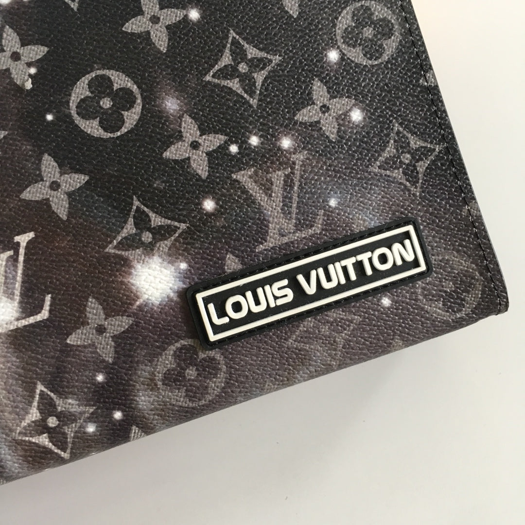 Louis Vuitton Galaxy Monogram Print Canvas Clutch Pouch Travel Organizer