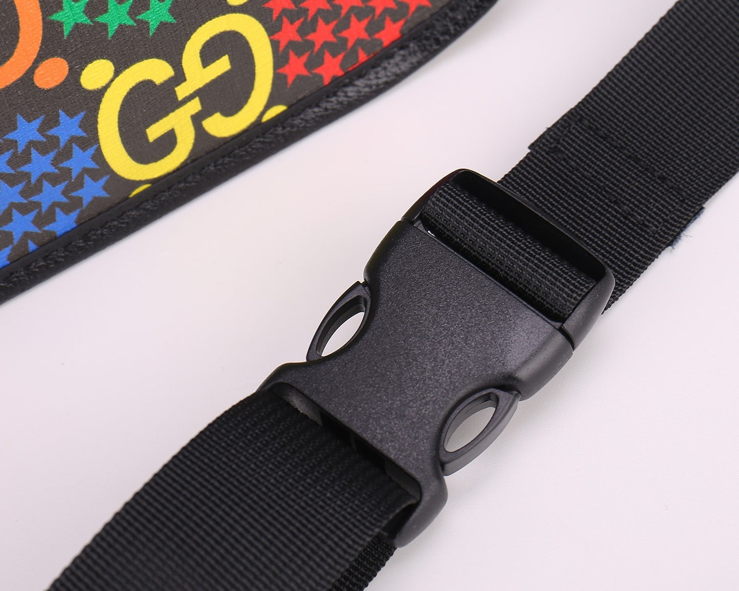 Gucci Rainbow Monogram Print Belt Bag Adjustable Waist Fanny Pack