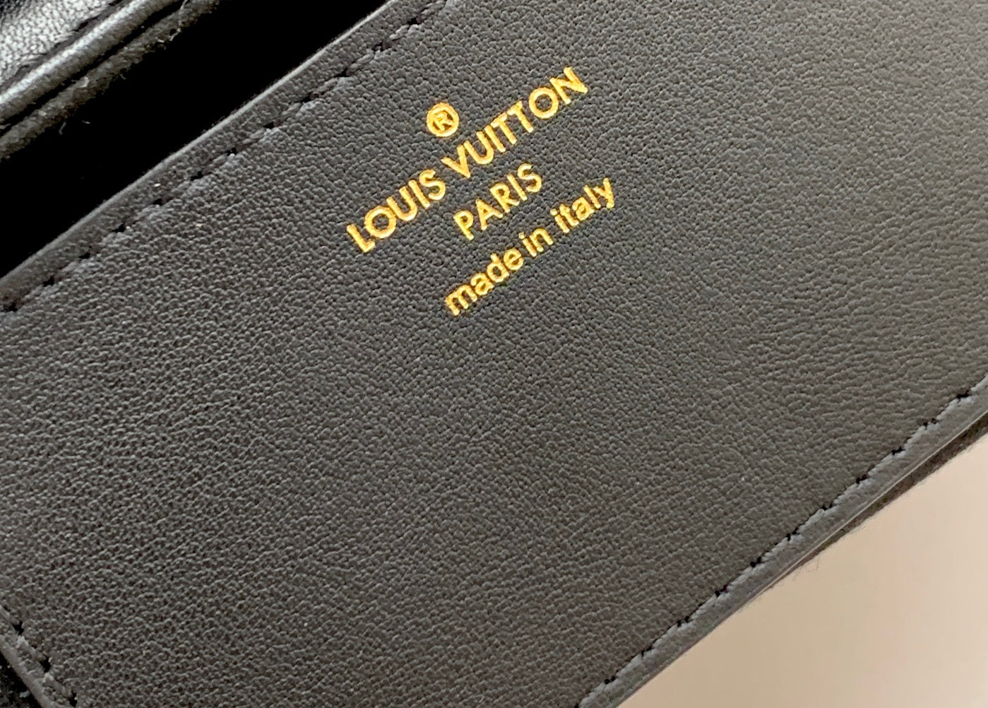Louis Vuitton Black Quilted Chevron Crossbody Bag with Detachable Coin Pouch