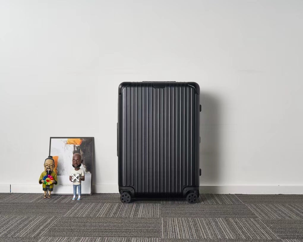 Modern Black Hardshell Spinner Luggage Set - 3-Piece Travel Suitcase Set