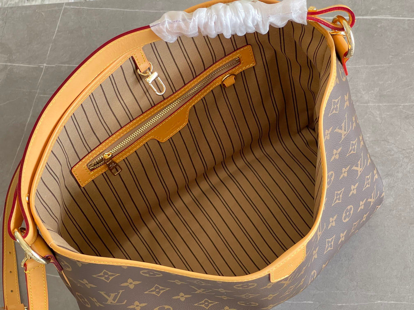 Louis Vuitton Classic Brown Monogram Canvas Shoulder Bag and Pouch Set