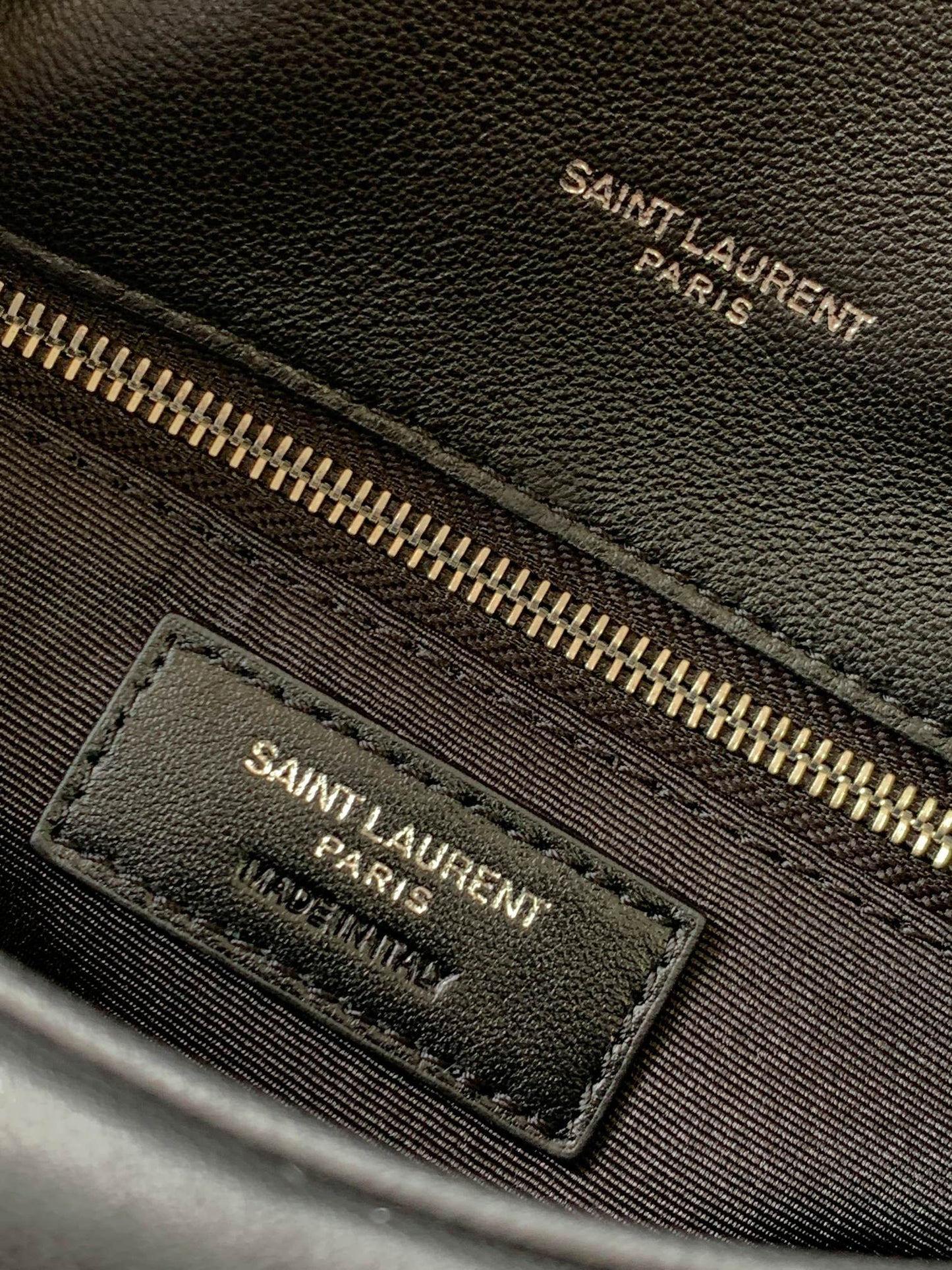 Saint Laurent Small Loulou Puffer Shoulder Bag in Black Quilted Lambskin