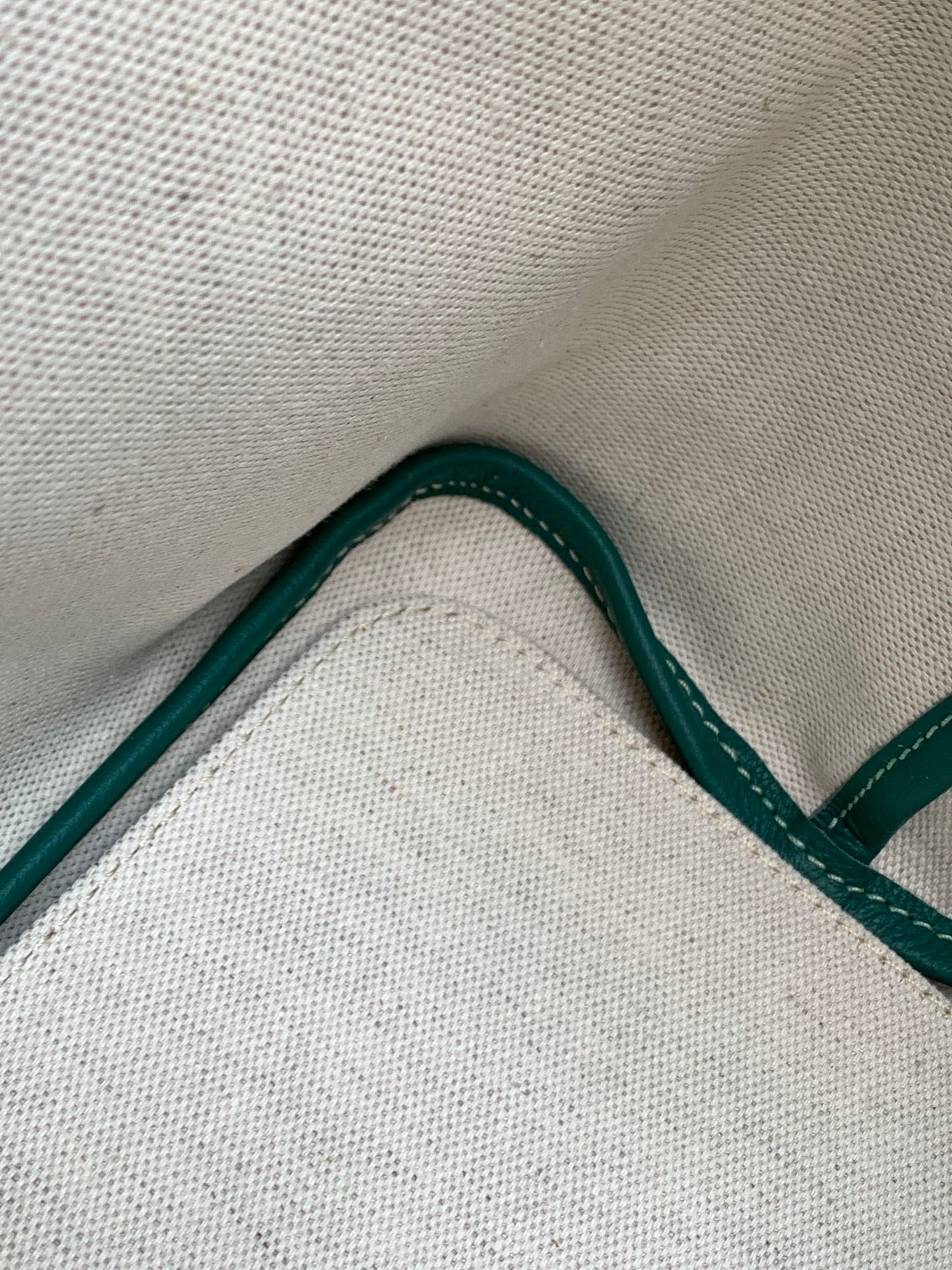 Gogy Green Geometric Pattern Canvas Tote Bag Classic Shoulder Handbag