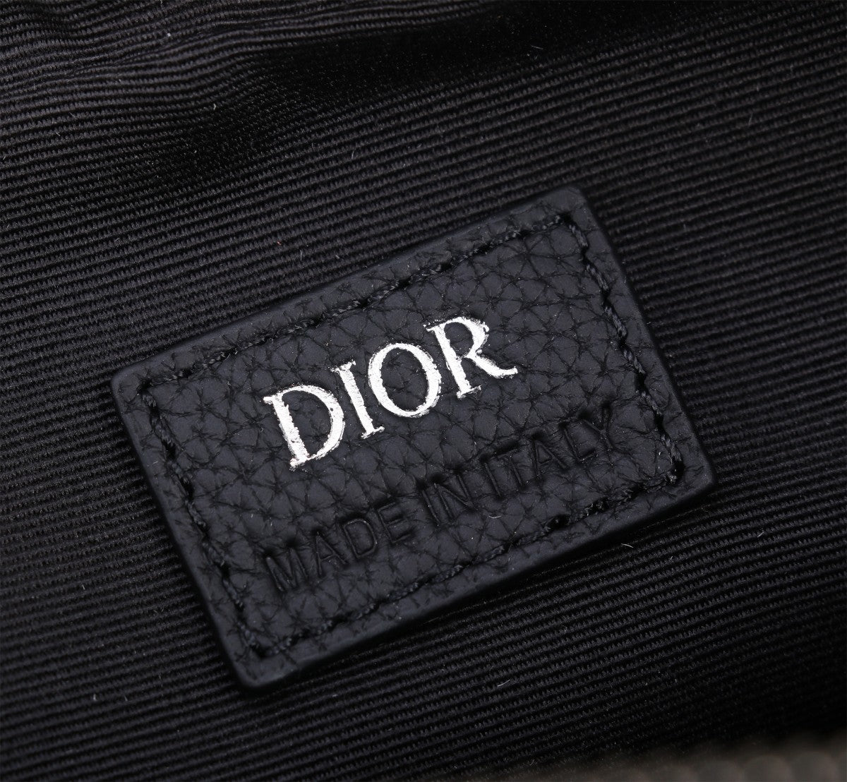 Dior Black Monogram Jacquard Crossbody Messenger Bag with Coin Pouch