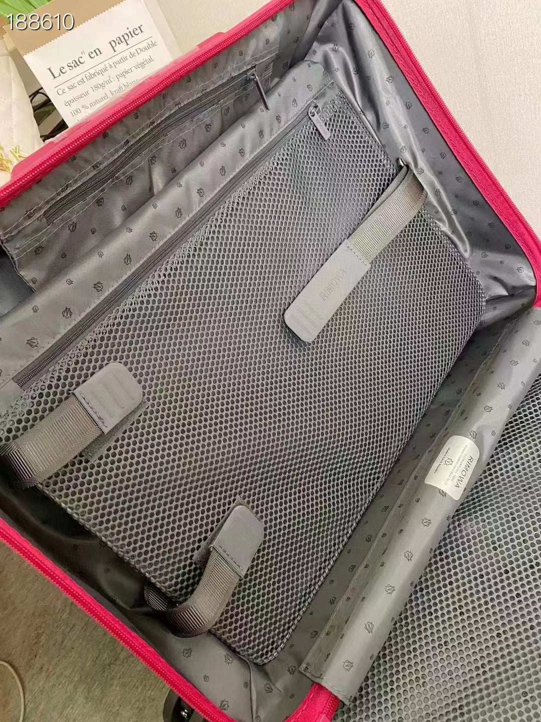 Bright Pink Hardside Spinner Luggage Suitcase with Wheels
