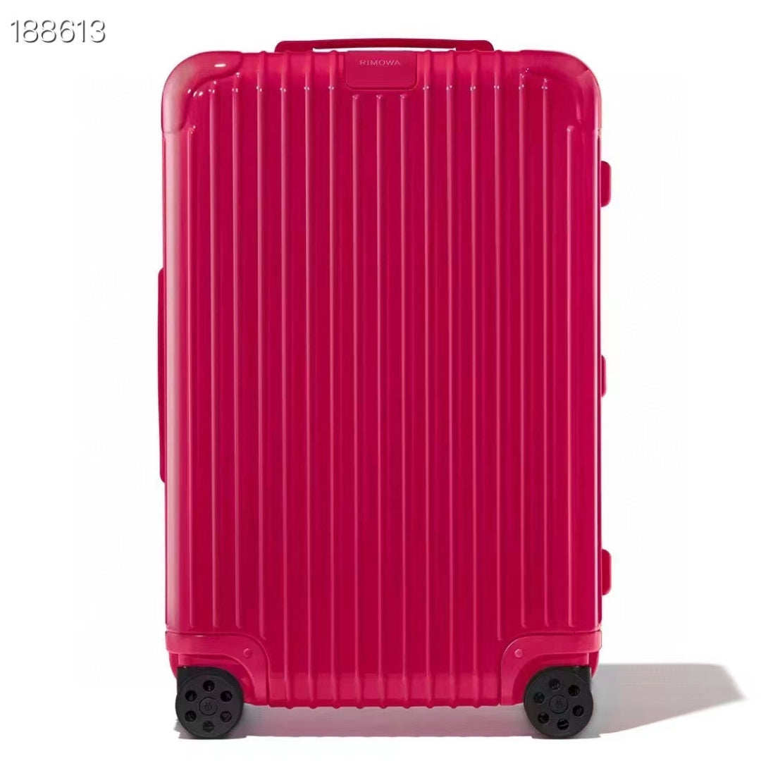 Bright Pink Hardside Spinner Luggage Suitcase with Wheels