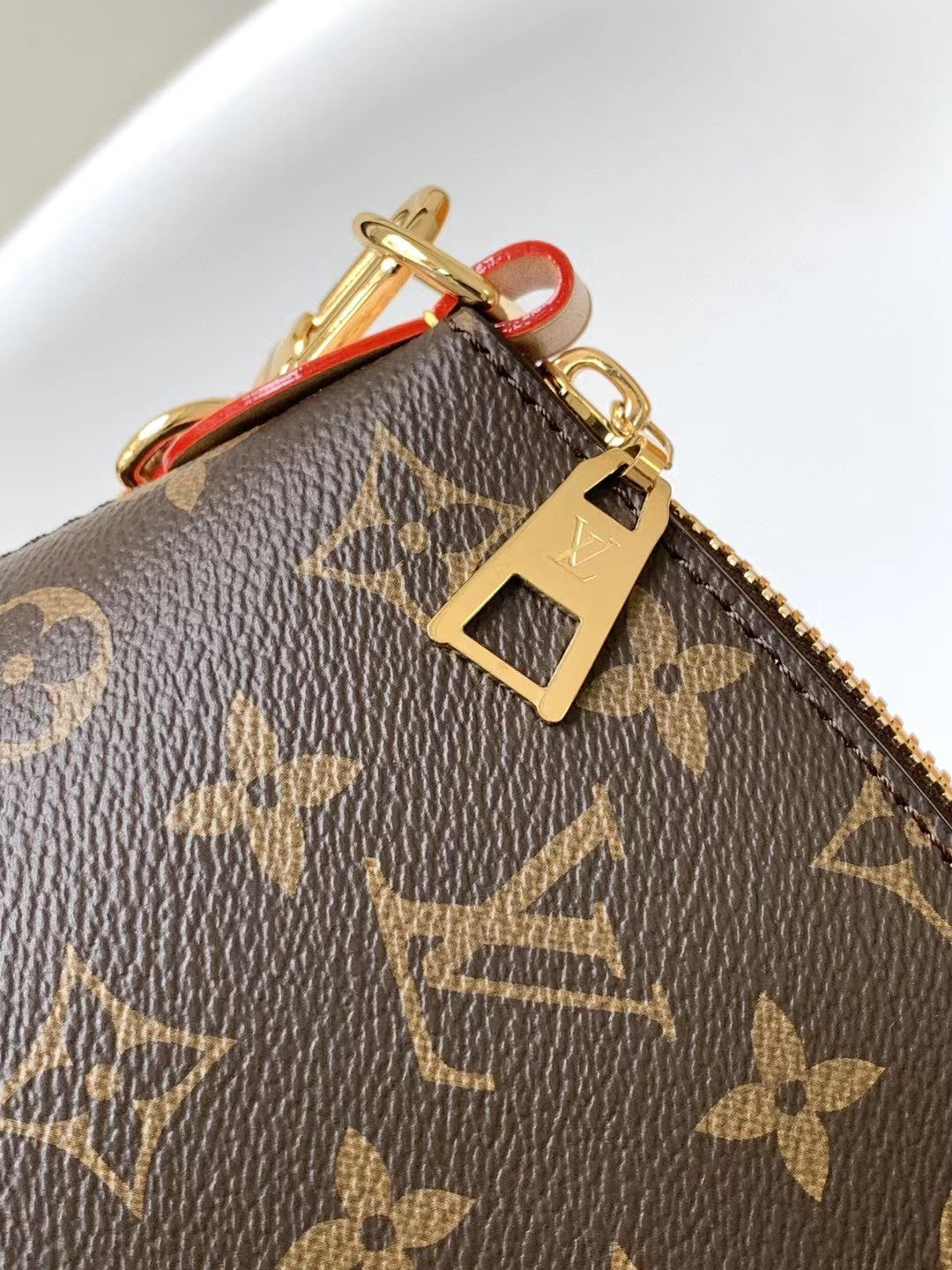Louis Vuitton Brown Monogram Print Canvas Top Handle Satchel Bag with Shoulder Strap