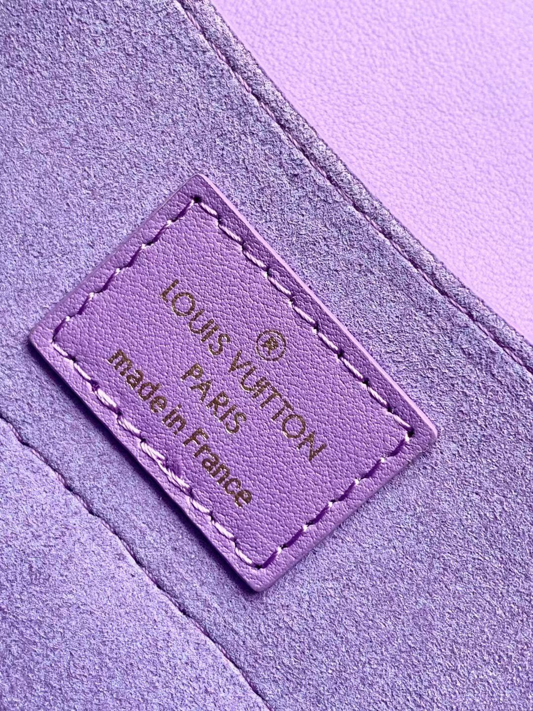 Louis Vuitton Elegant Purple Textured Leather Mini Top Handle Crossbody Bag