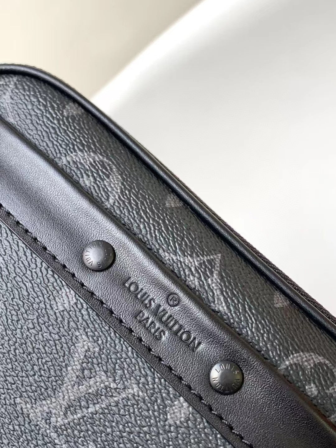 Louis Vuitton Black Monogram Canvas Belt Bag Luxury Unisex Sling Waist Pack