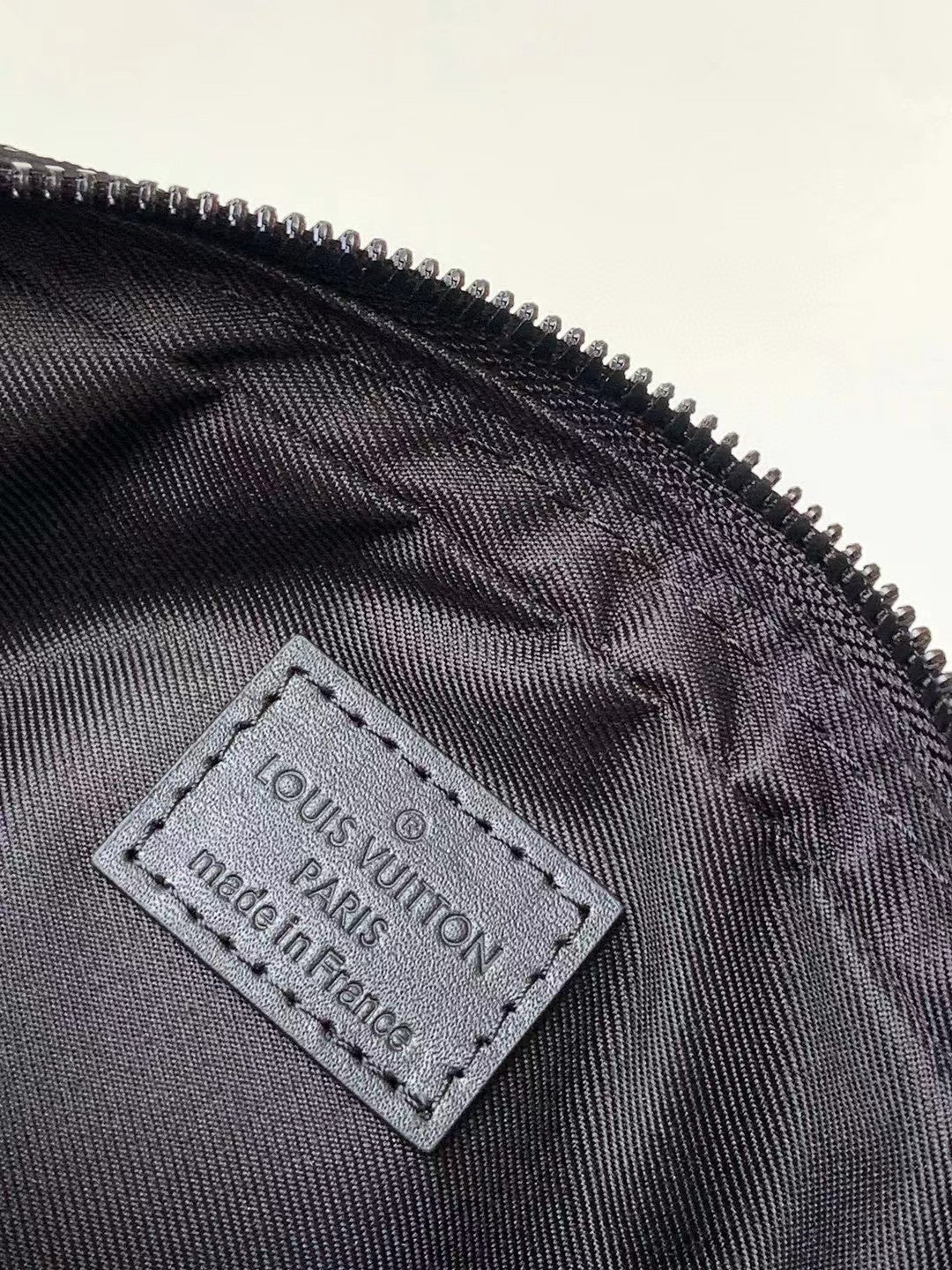 Louis Vuitton Black Monogram Canvas Belt Bag Luxury Unisex Sling Waist Pack
