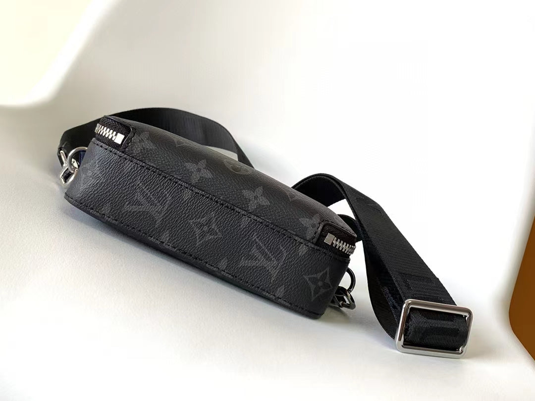 Louis Vuitton Alpha Messenger Bag Monogram Eclipse Canvas - Black/Grey