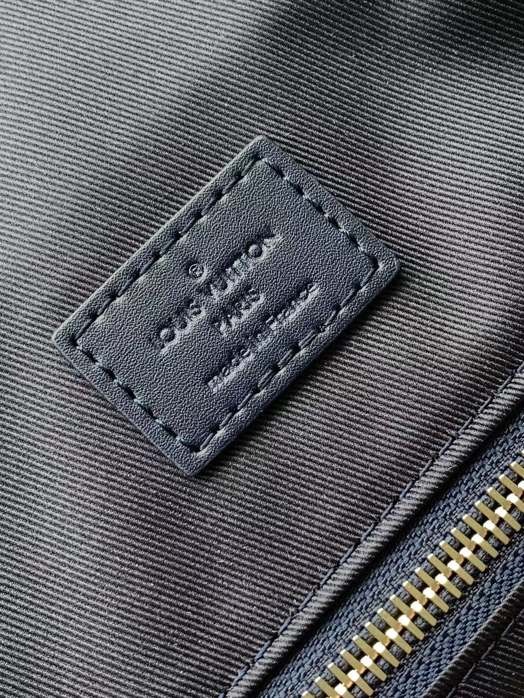 Louis Vuitton Navy Monogram Pattern Backpack with Bleached Watercolor Detail