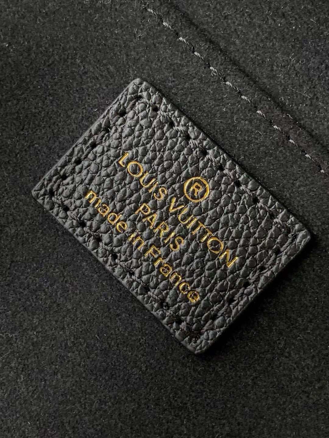 Louis Vuitton Black Embossed Monogram Leather Mini Tote Crossbody Bag