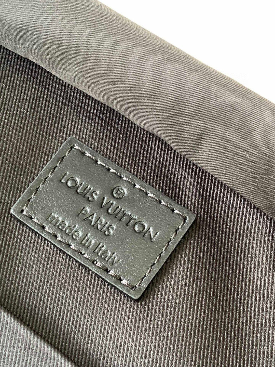 Louis Vuitton Luxury Black Monogram Pattern Canvas Backpack for Men and Women