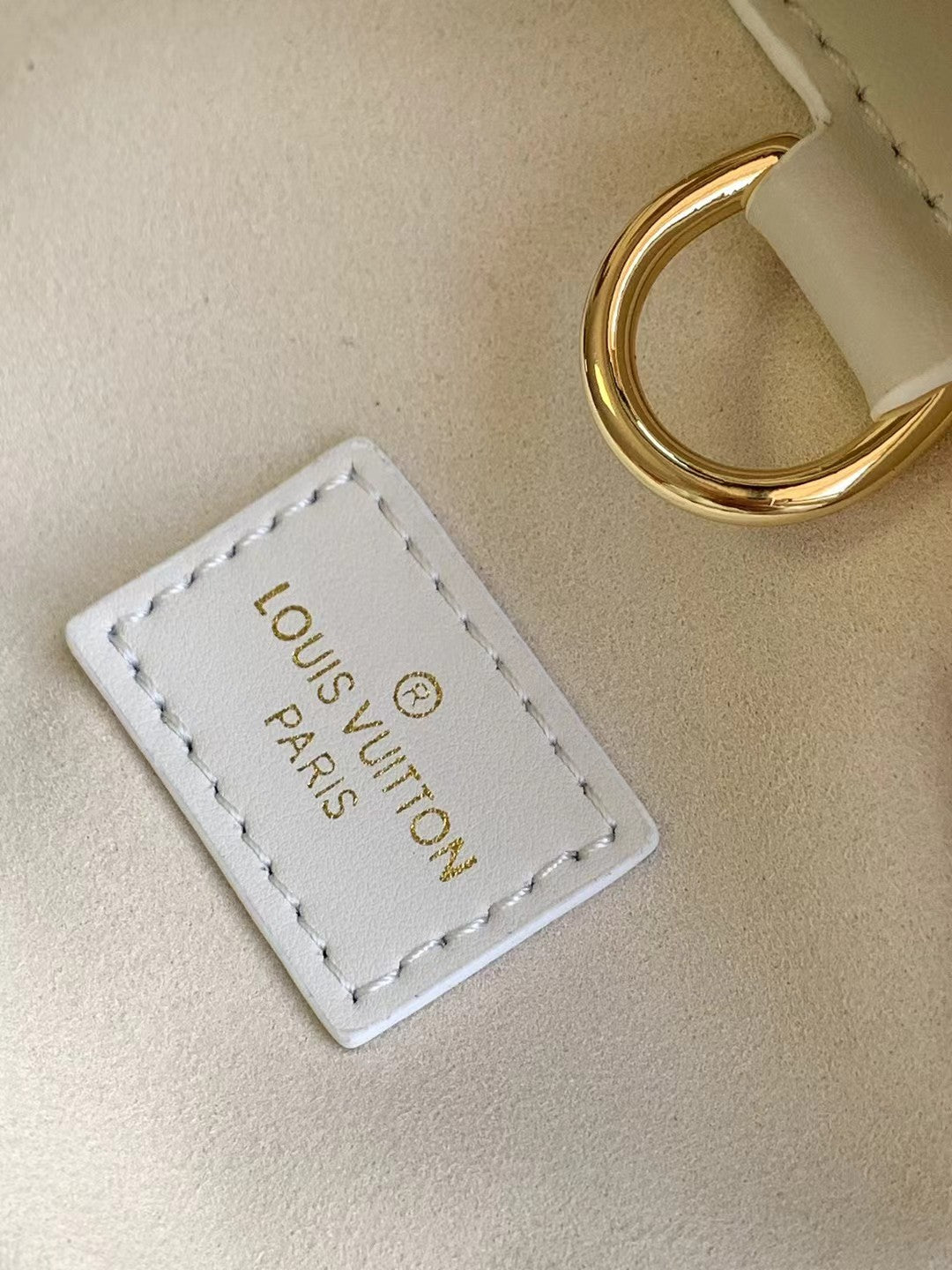 Furla Piper Medium Dome Bag - Beige Textured Leather Satchel