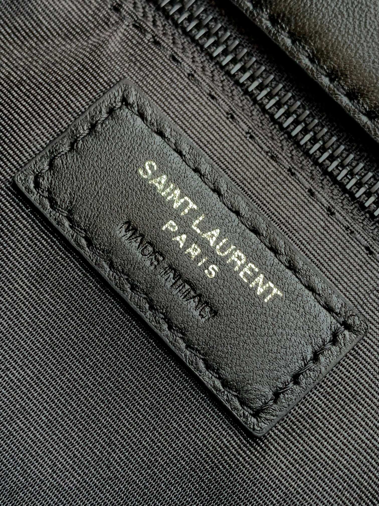 Saint Laurent Loulou Puffer Small Bag in Quilted Lambskin - Black