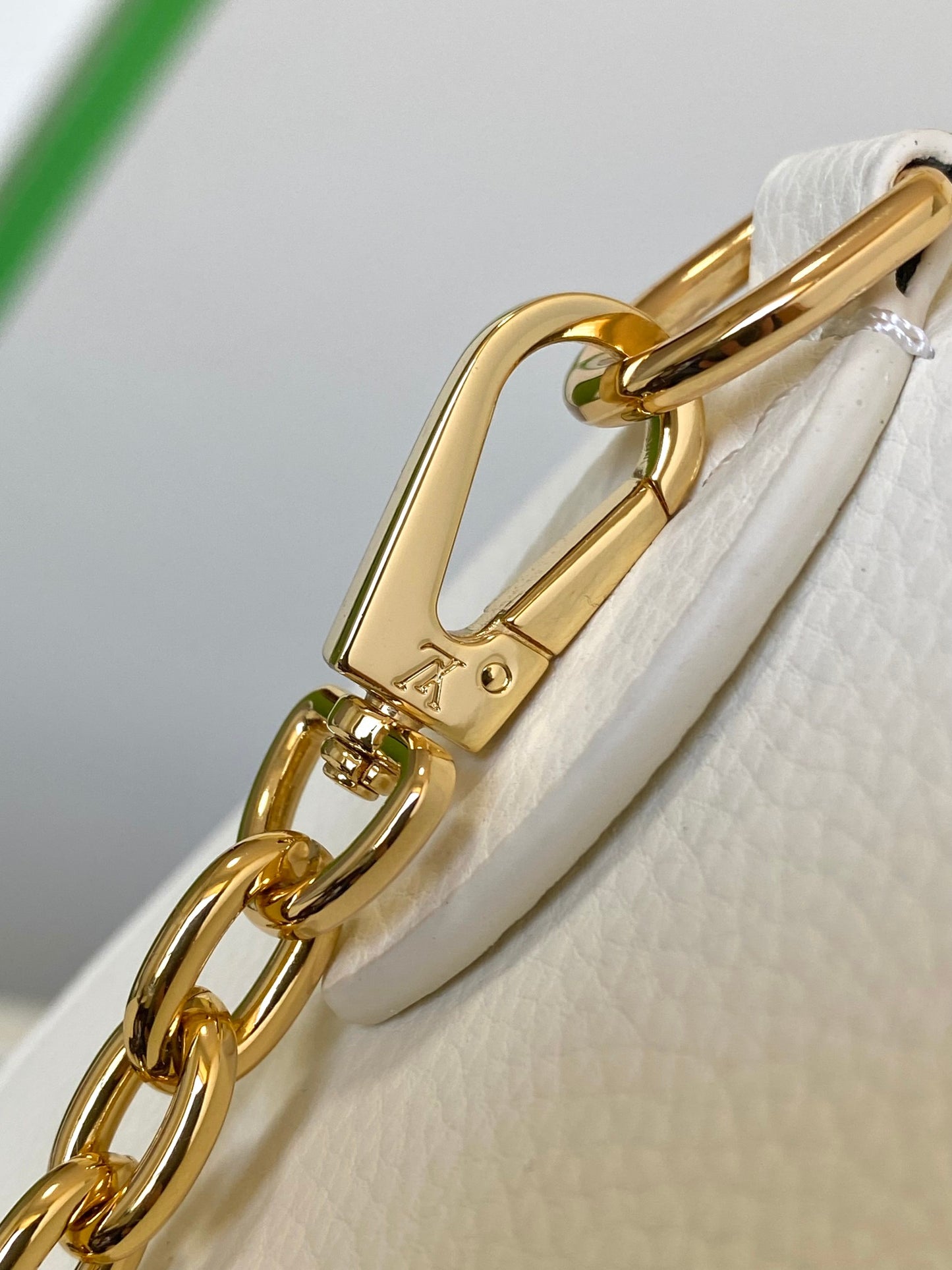Louis Vuitton Nano Speedy Monogram Empreinte Leather Cream/Blue