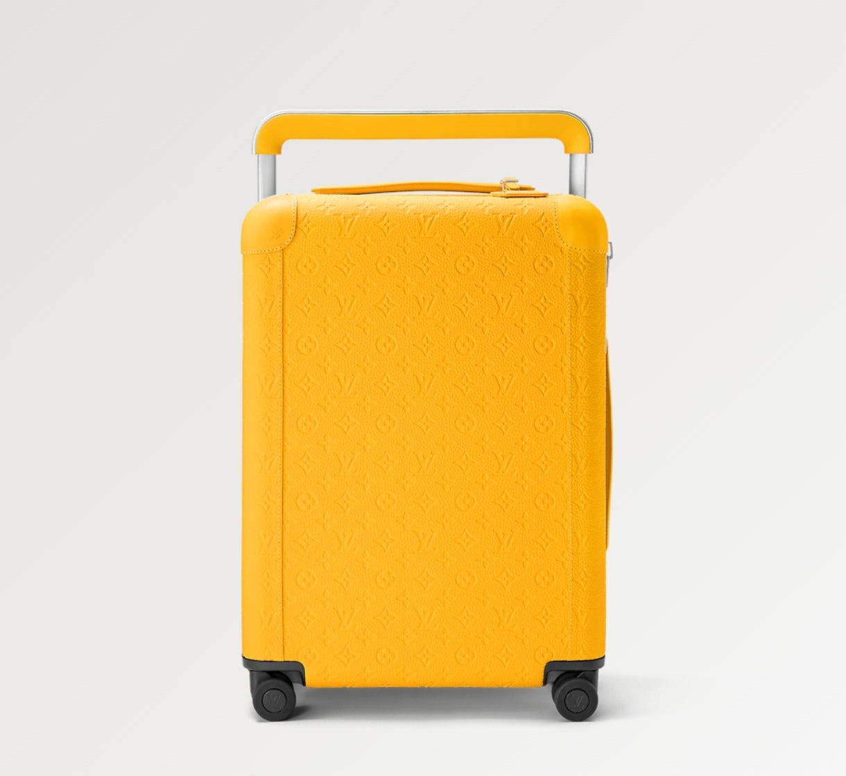 Modern Bright Orange Hardside Carry-On Suitcase with Spinner Wheels