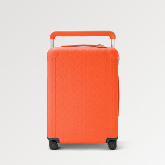 Modern Bright Orange Hardside Carry-On Suitcase with Spinner Wheels