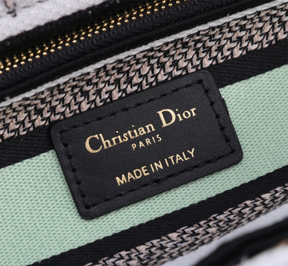 Dior Elegant Butterfly Pattern Canvas Satchel Bag with Shoulder Strap