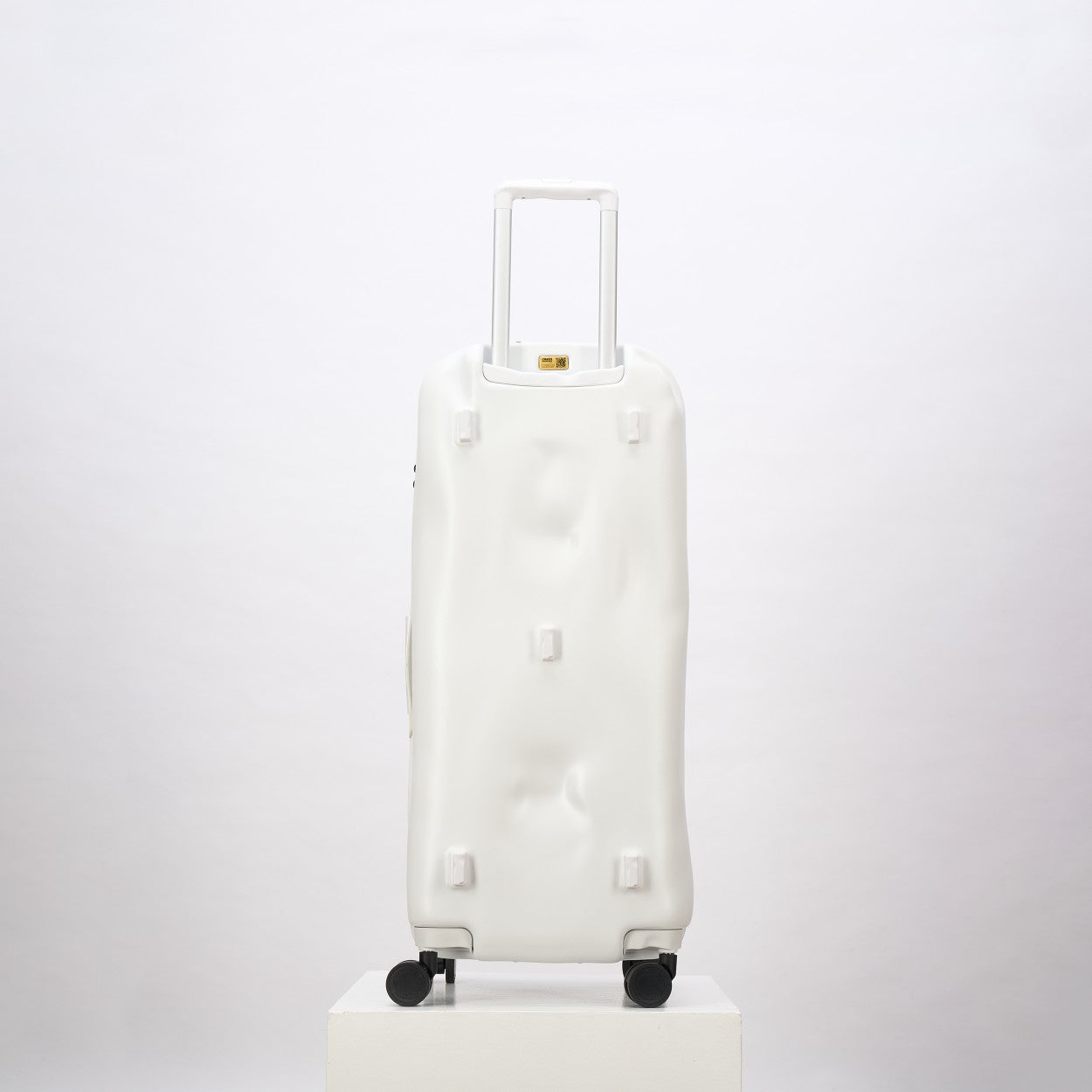 Minimalist White Elastic Suitcase Protective Cover for Travel