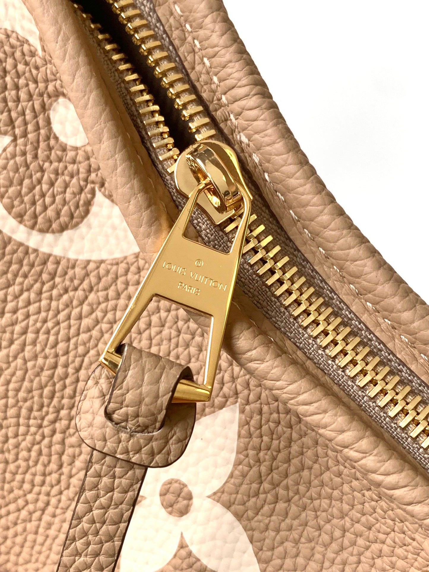 Louis Vuitton Bagatelle Monogram Empreinte Leather Handbag - Turtledove