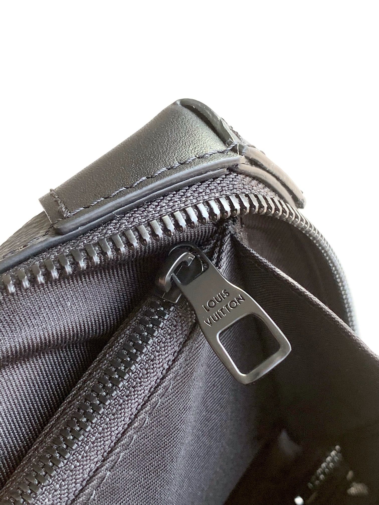Louis Vuitton Soft Trunk Monogram Eclipse Crossbody Bag - Black