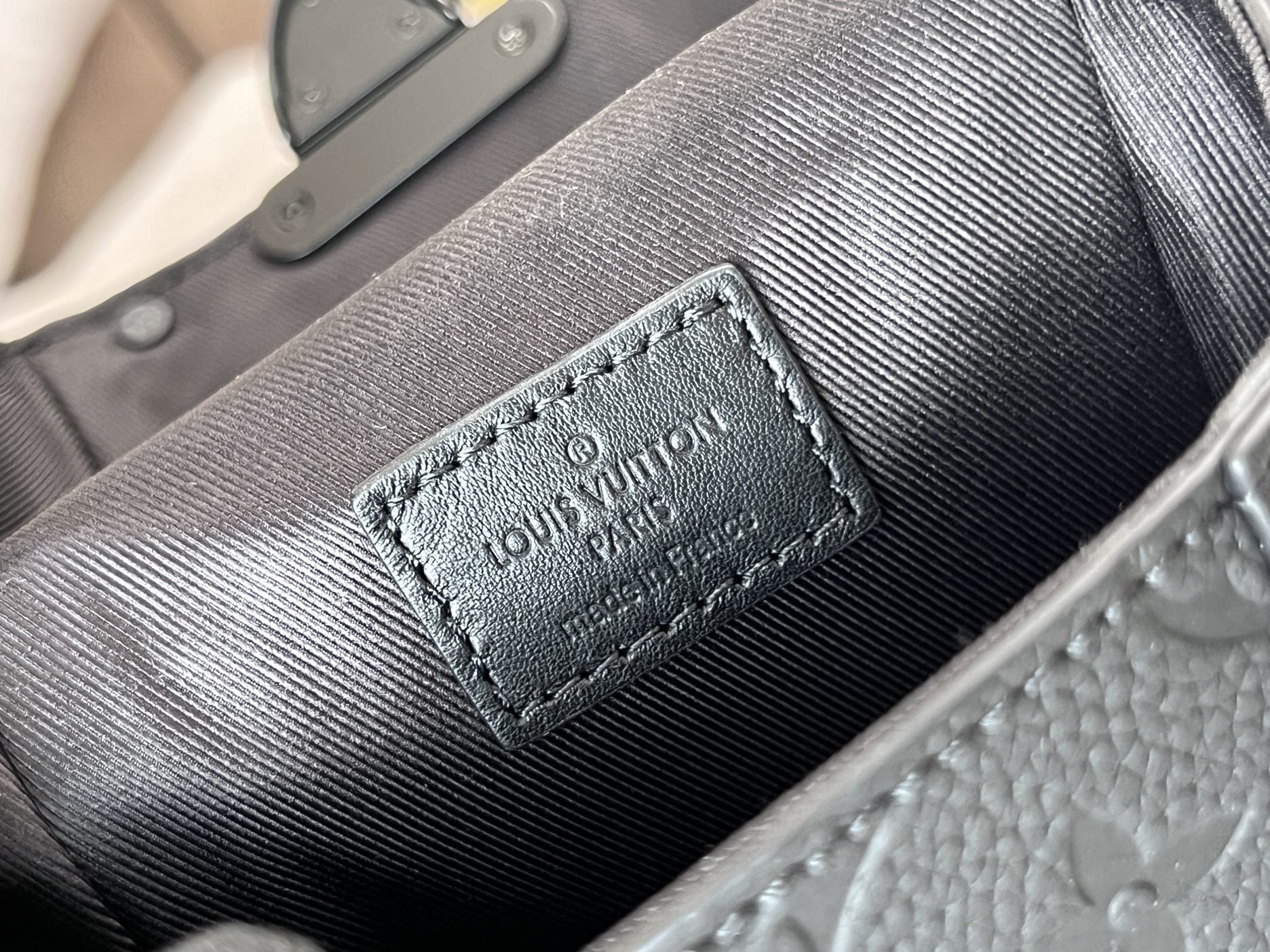 Louis Vuitton Vertical Trunk Wearable Wallet - Black Monogram Taurillon Leather