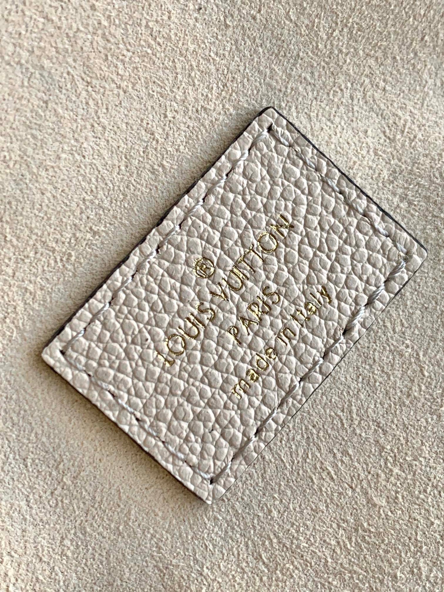 Louis Vuitton Cream Monogram Leather Vanity Case Crossbody Bag with Top Handle