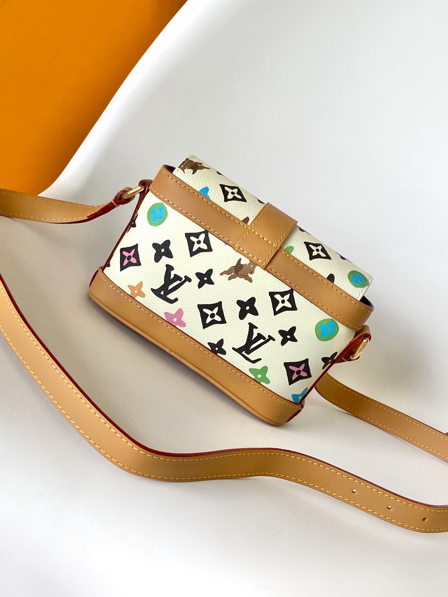 Louis Vuitton Multicolor Monogram Canvas Mini Crossbody Bag with Leather Strap