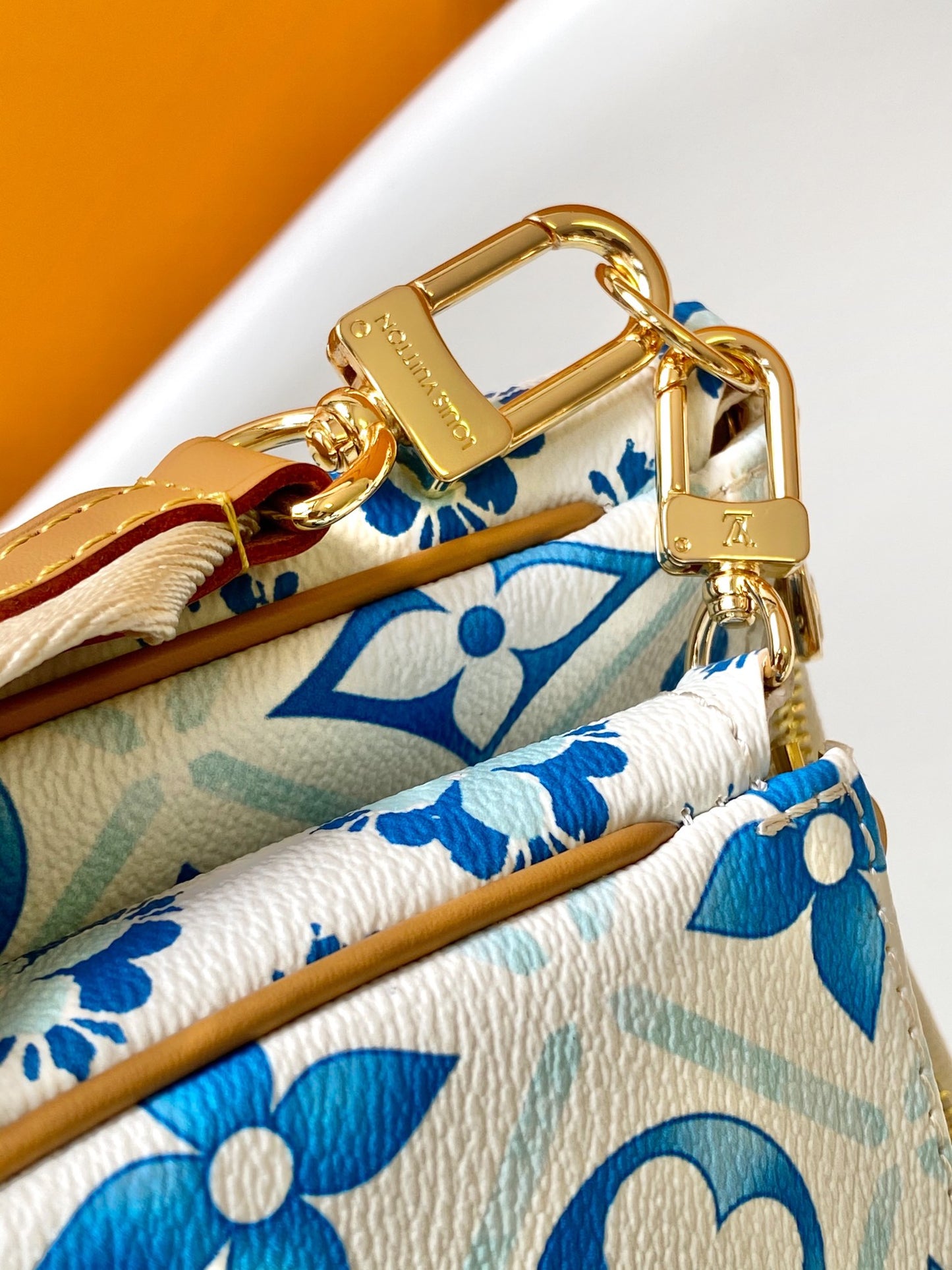 Louis Vuitton Blue Watercolor Monogram Canvas Crossbody Shoulder Bag