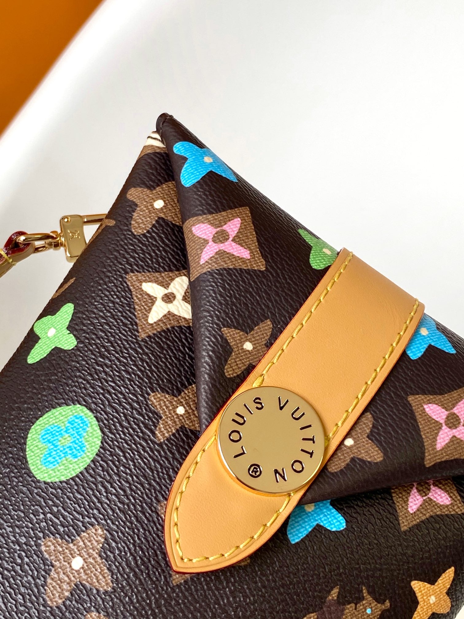 Louis Vuitton Multicolor Monogram Canvas Mini Crossbody Bag with Leather Trim