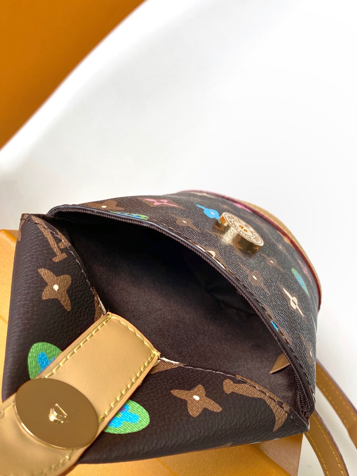 Louis Vuitton Multicolor Monogram Canvas Mini Crossbody Bag with Leather Trim