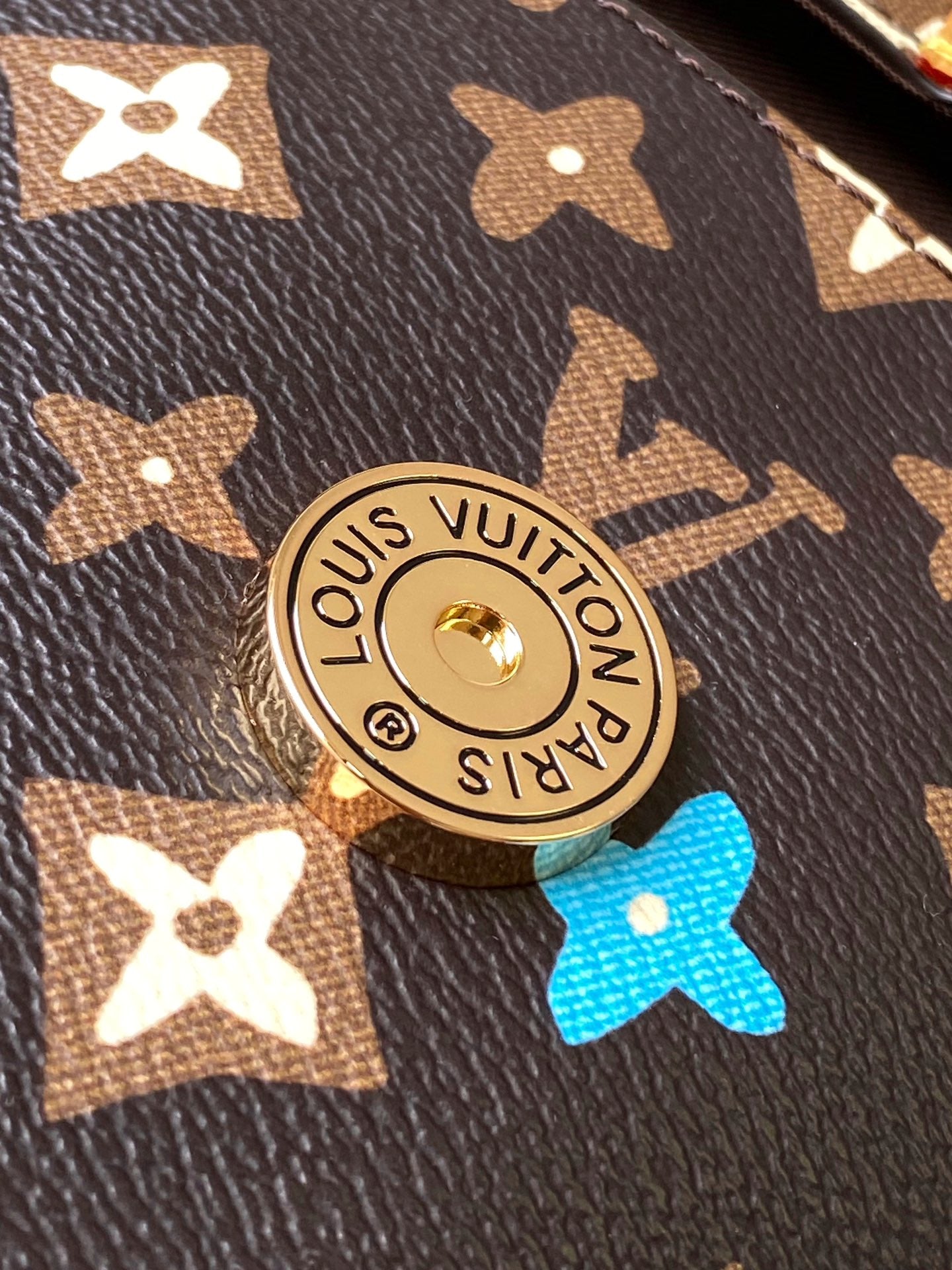 Louis Vuitton Multicolor Monogram Canvas Mini Crossbody Bag with Leather Trim