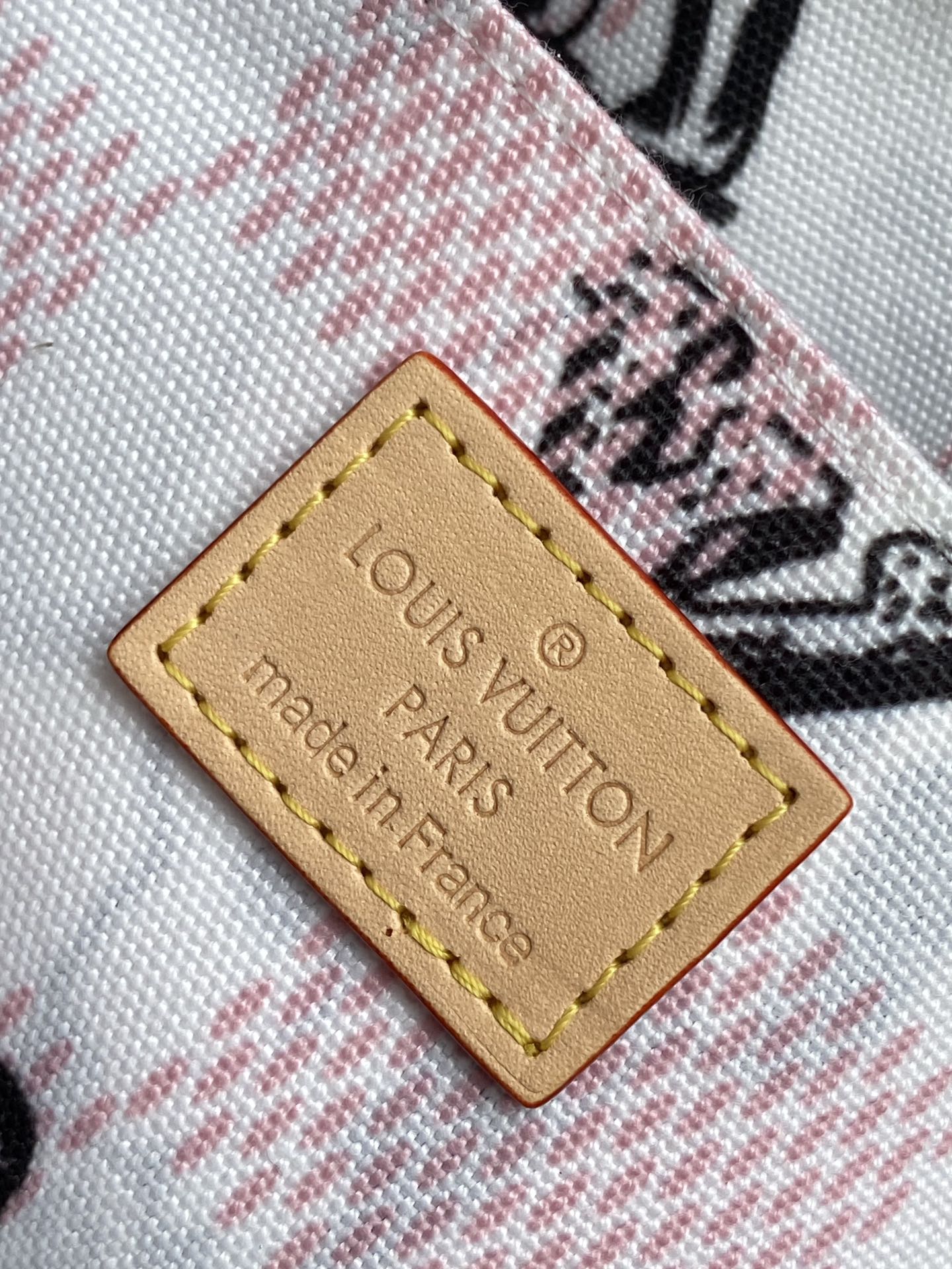 Louis Vuitton Green Checkered Canvas Mini Saddle Bag with Leather Strap