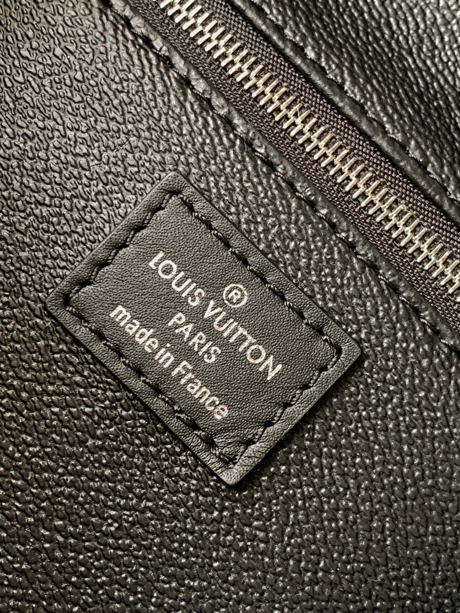 Louis Vuitton Black Monogram Pattern Luxury Travel Toiletry Bag Double Zip Dopp Kit