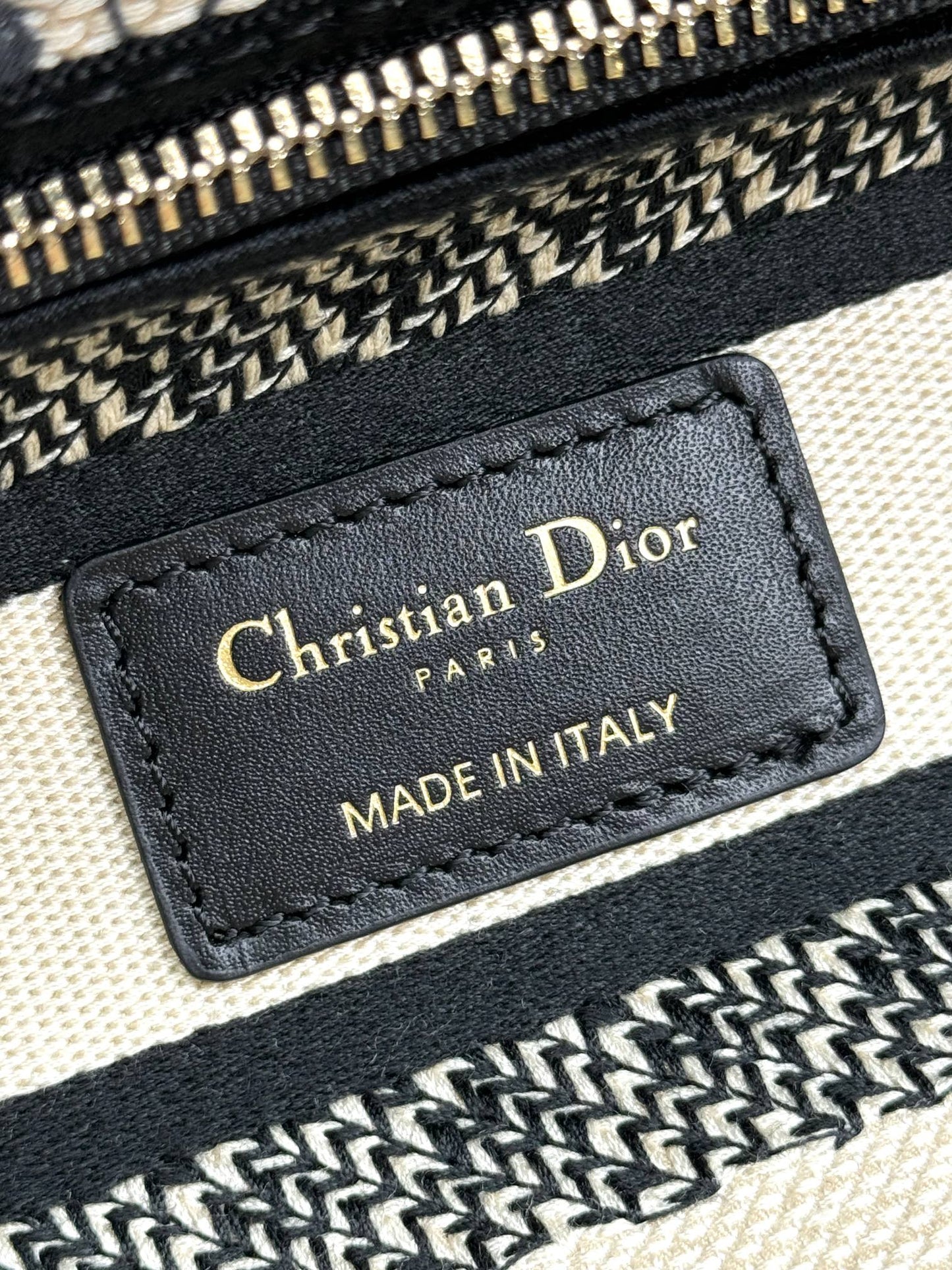 Dior Vintage Floral Embroidered Canvas Top Handle Satchel Bag