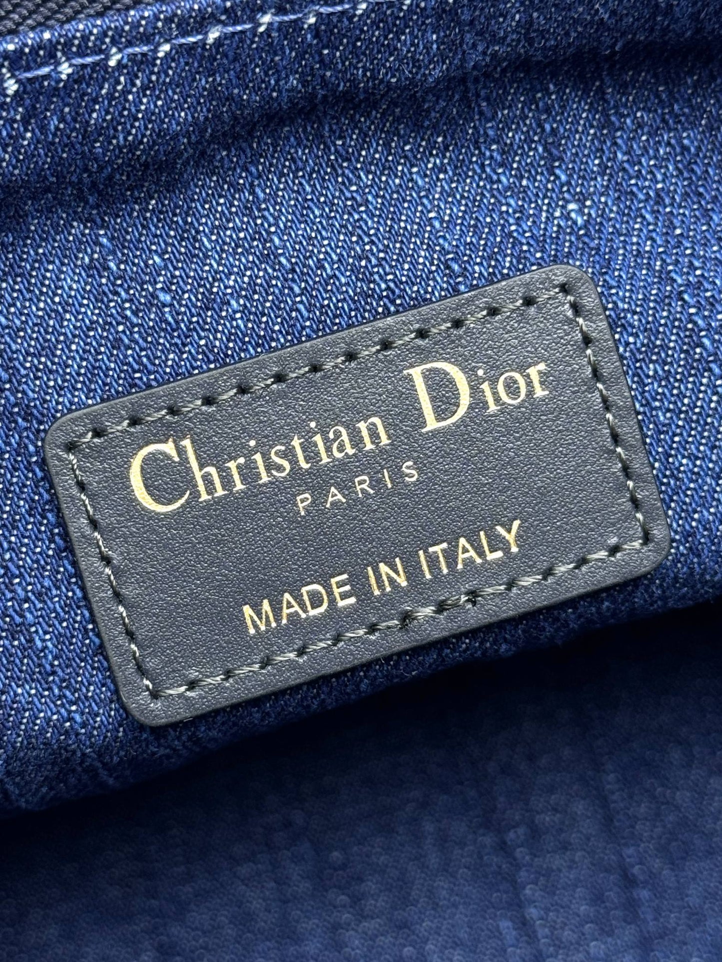 Dior Blue Monogram Jacquard Shoulder Bag with Detachable Crossbody Strap