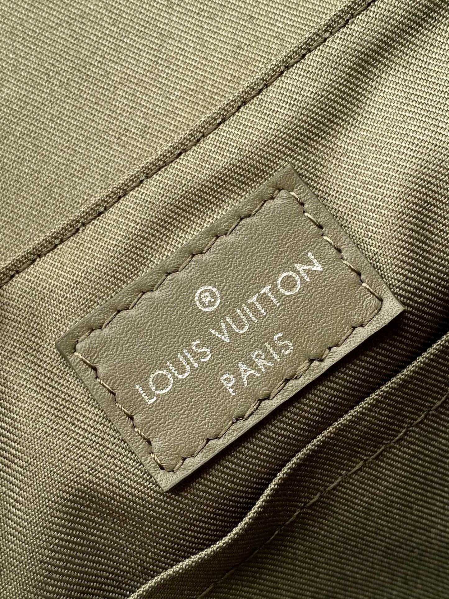 Louis Vuitton Sage Grey Ombre Monogram Crossbody Flap Messenger Bag