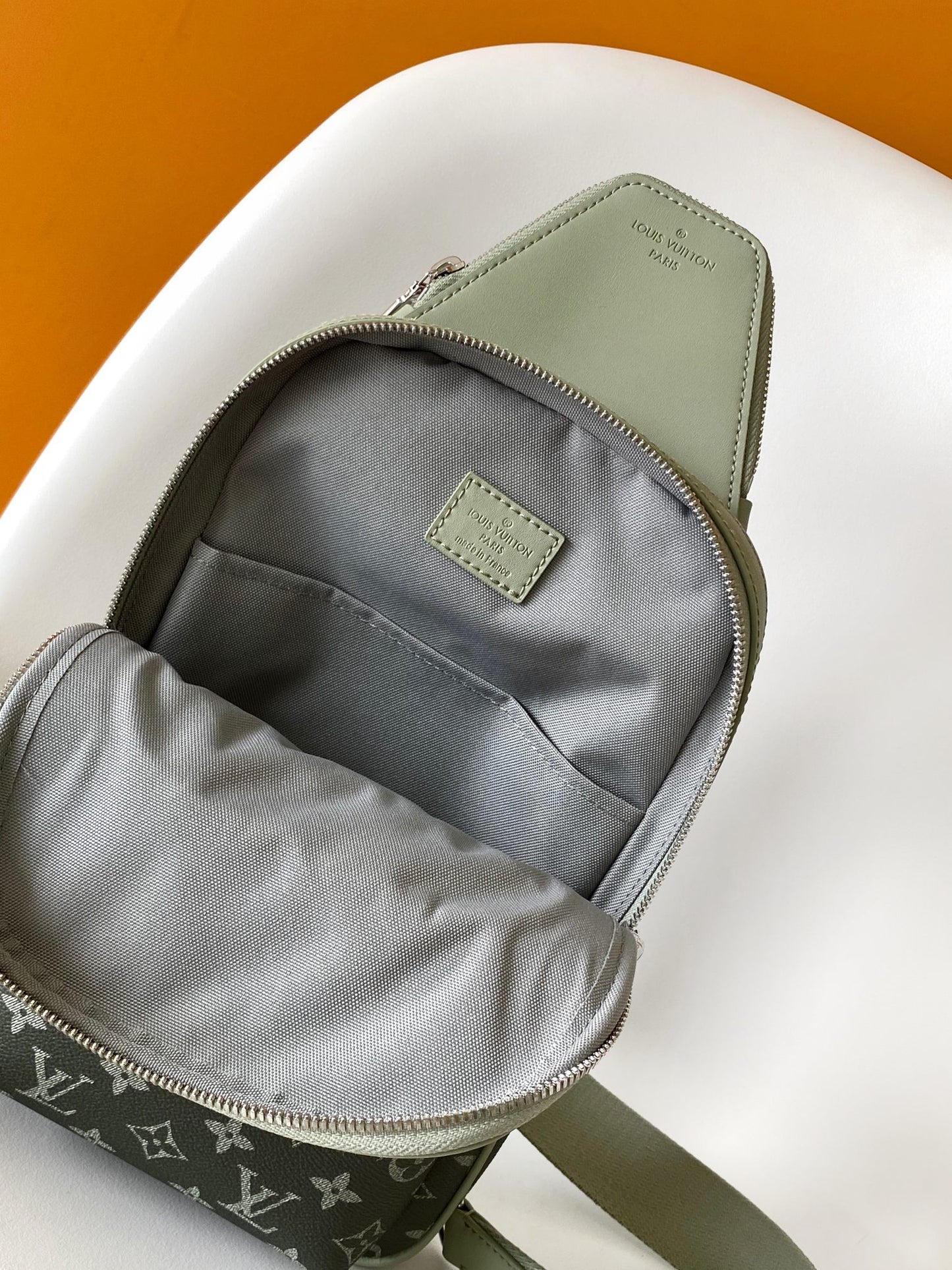 Monogram Gradient Avenue Sling Bag - Mint Green