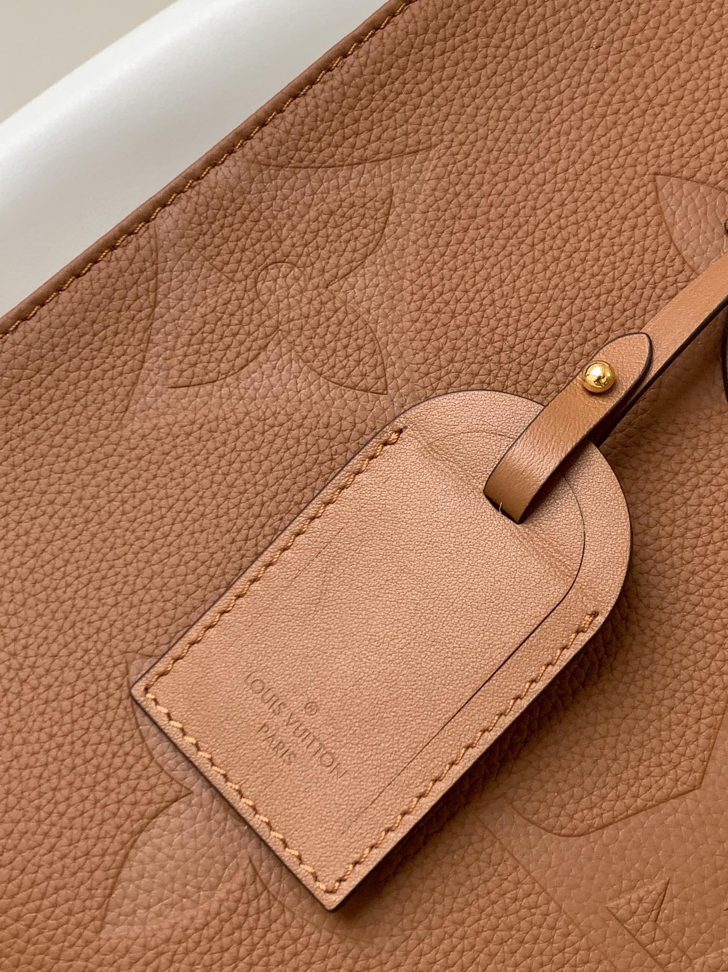 Louis Vuitton OnTheGo GM Monogram Empreinte Leather Tote - Cognac