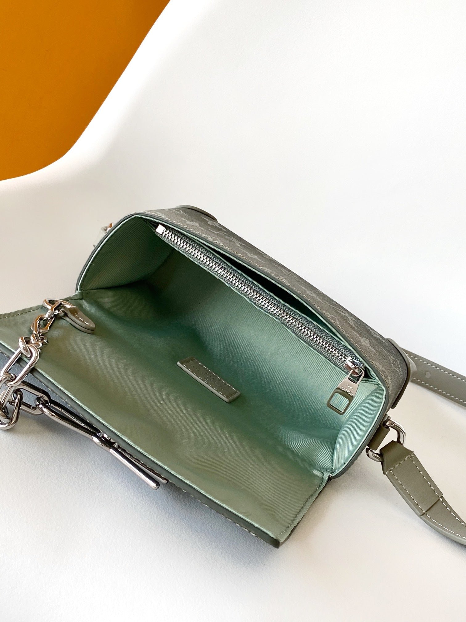 Louis Vuitton Ombre Monogram Structured Crossbody Shoulder Bag with Chain